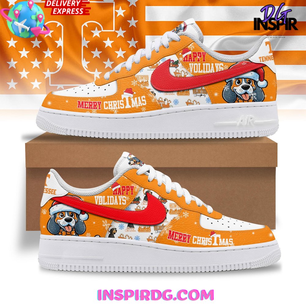 Tennessee Volunteers Merry Christmas Limited Edition Air Force 1