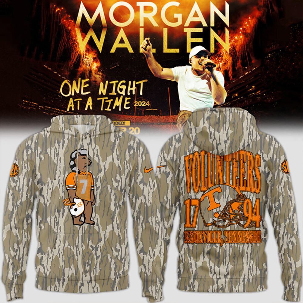 Tennessee x Morgan Wallen Camo Hoodie Best