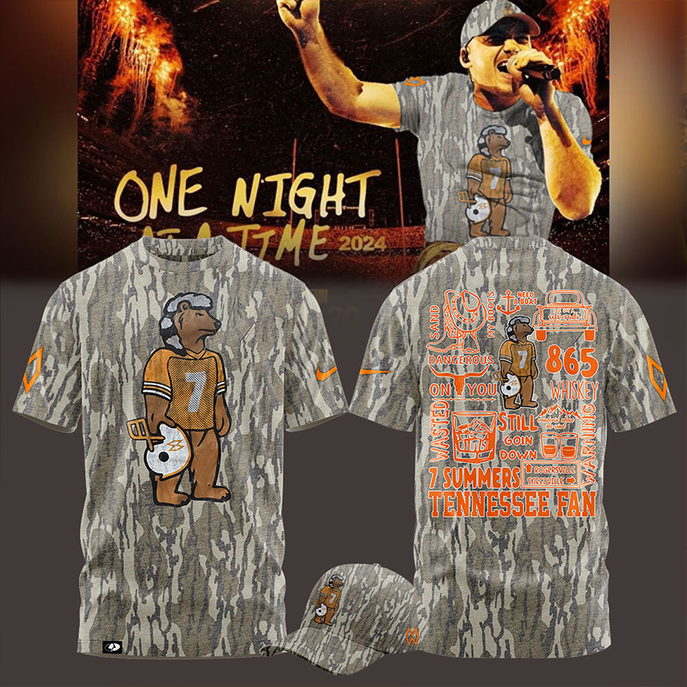 Tennessee x Morgan Wallen Camo Knoxville Mossy Oak T-Shirt Football Oregontrailrvpk Shirt