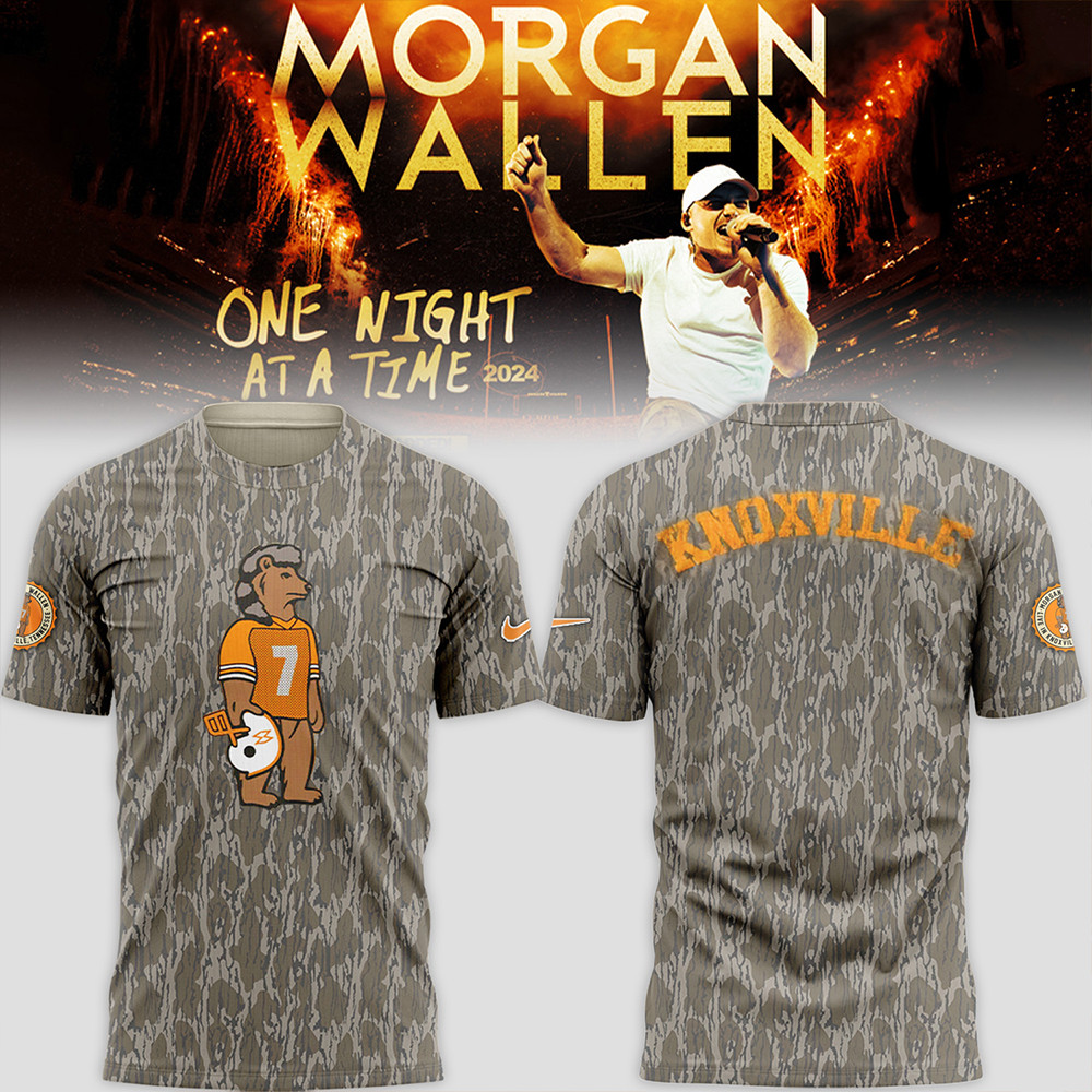 Tennessee x Morgan Wallen Camo Knoxville Mossy Oak T-Shirt Gift Ideas For Football Lovers Oregontrailrvpk Shirt