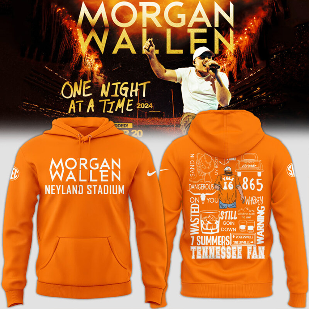 Tennessee x Morgan Wallen Orange Hoodie Cool