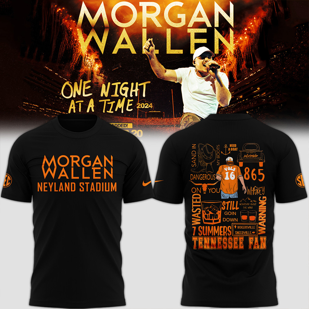 Tennessee x Morgan Wallen T-Shirt Baseball Oregontrailrvpk Shirt