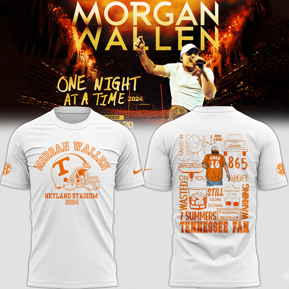 Tennessee x Morgan Wallen White Shirt Ideas Oregontrailrvpk Shirt