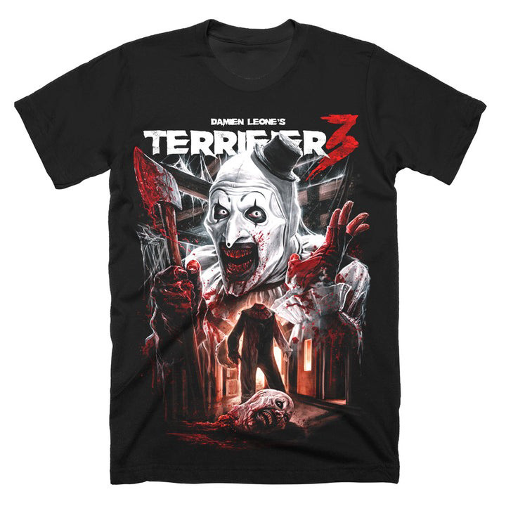 Terrifier 3 Heads Will Roll T-Shirt Unique Oregontrailrvpk Shirt