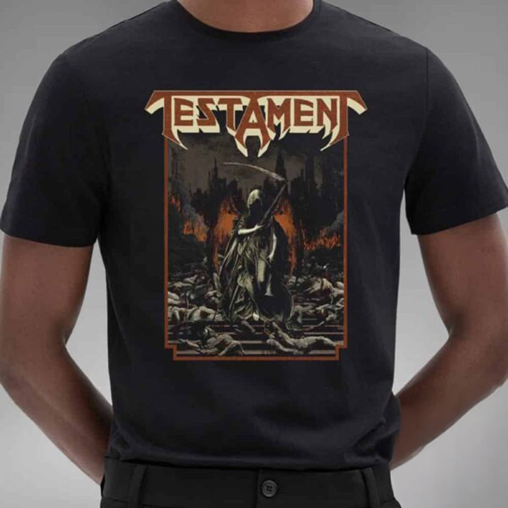 Testament Merch 2025 Bay Area Thrash Powerd By Kingsroad T-Shirt Oregontrailrvpk Shirt