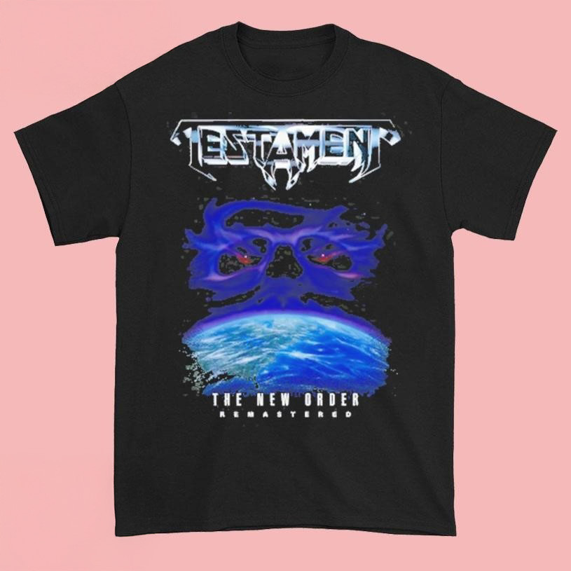 Testament The New Order Remastered Black T-Shirt Gift Ideas For Friends Oregontrailrvpk Shirt