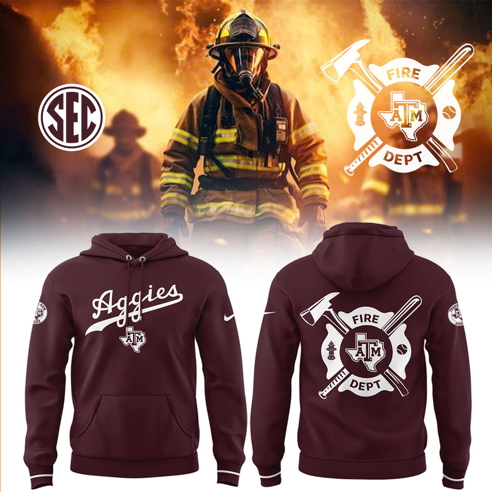 Texas A&M Baseball x Firefighter Appreciation Night Hoodie