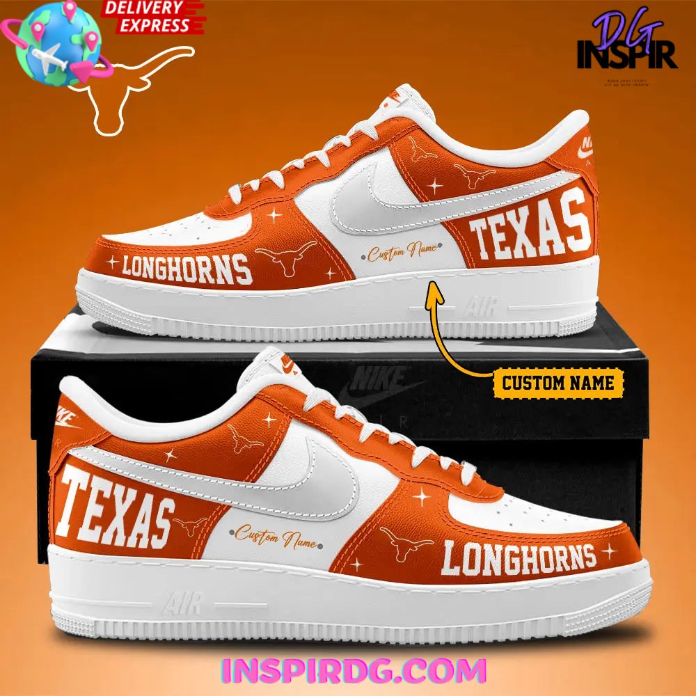 Texas Longhorns Football Custom Air Force 1