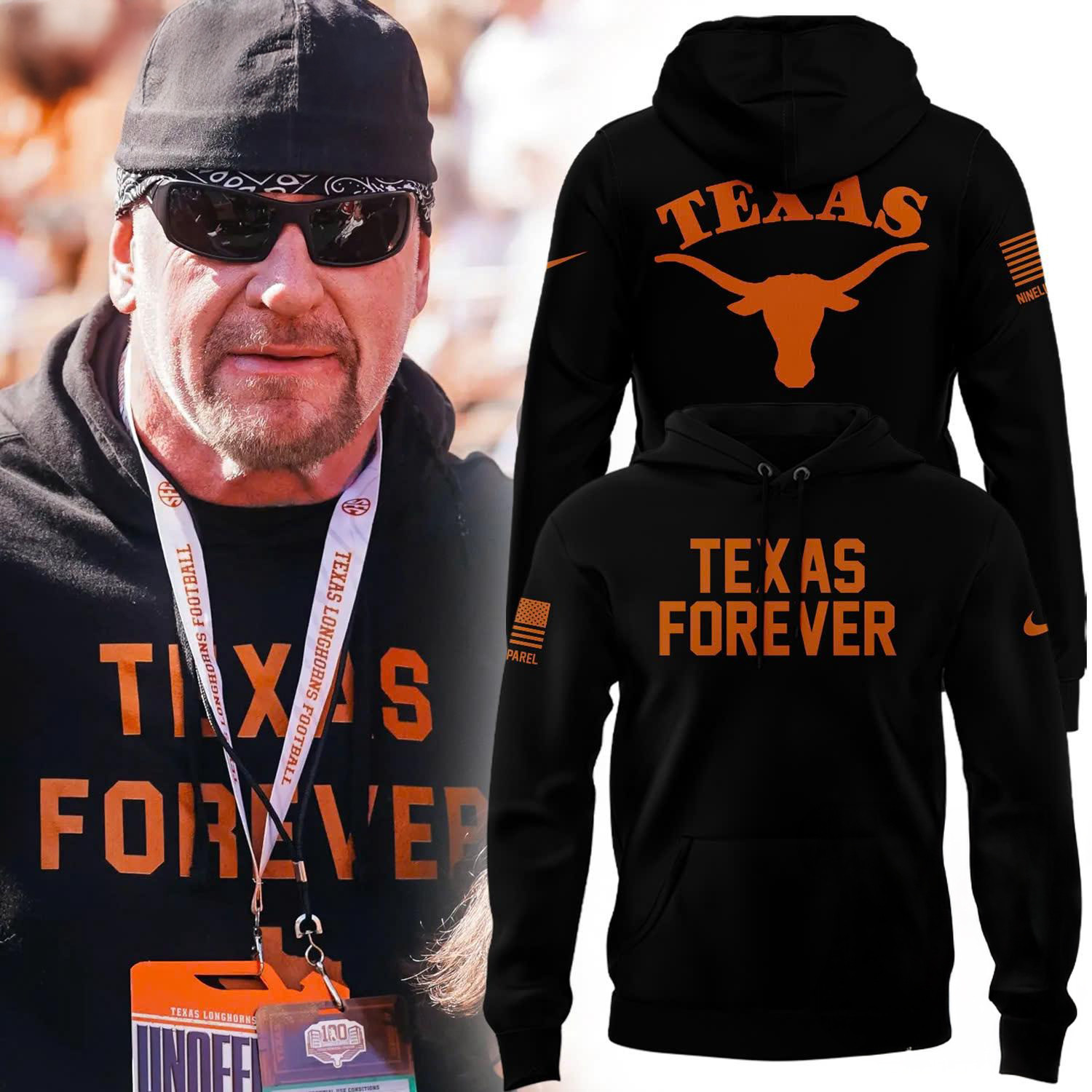 Texas Longhorns Special Edition Texas Forever Hoodie Unique