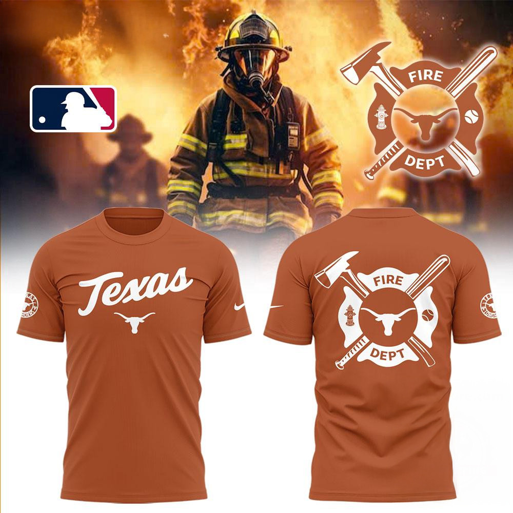 Texas Longhorns x Firefighter Appreciation Night 3D Shirt Presents For Football Fans Oregontrailrvpk Shirt
