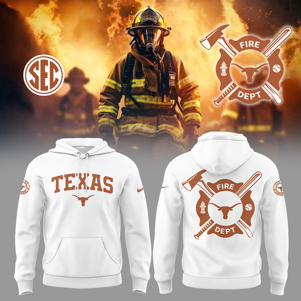 Texas Longhorns x Firefighter Appreciation Night Hoodie
