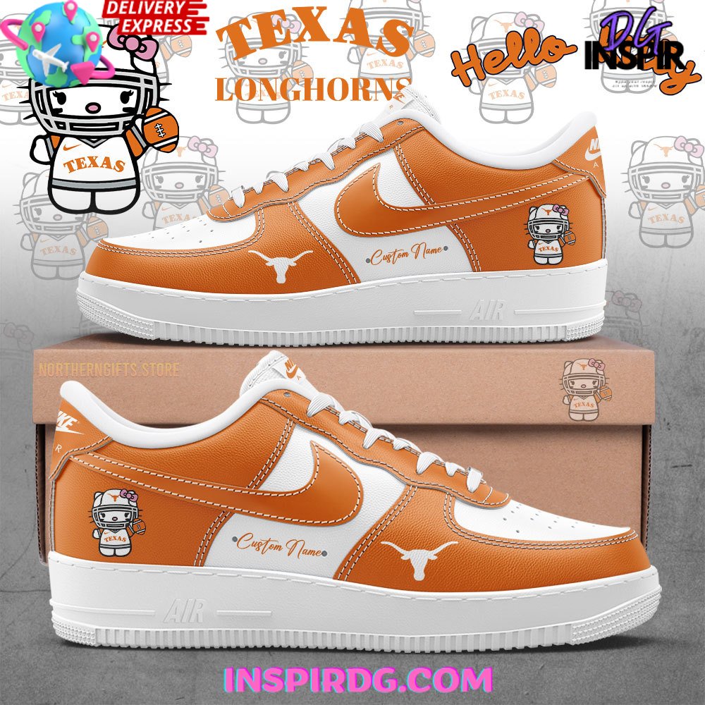 Texas Longhorns x Hello Kitty Air Force 1