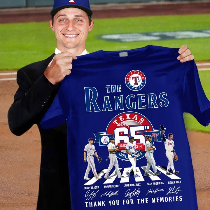Texas Rangers 65Th Anniversary T-Shirt Thank You For The Memories Best Oregontrailrvpk Shirt