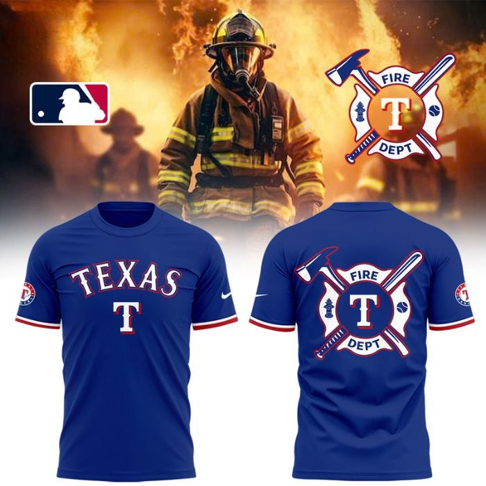 Texas Rangers Firefighter Appreciation Shirt Baseball Player Gift Ideas Oregontrailrvpk Shirt