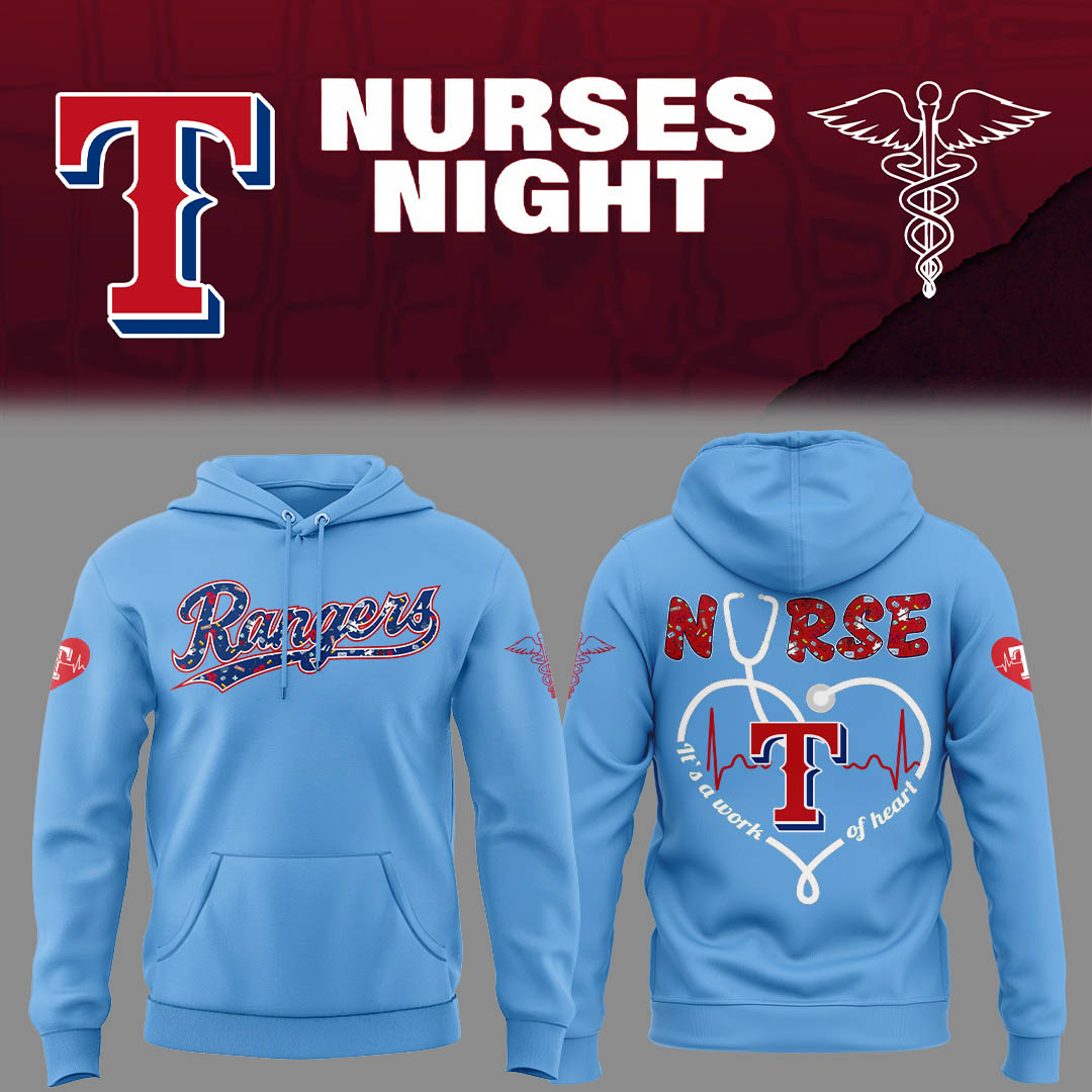 Texas Rangers Nurses Night Hoodie