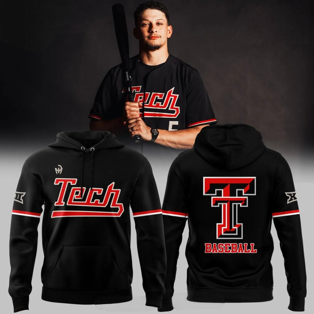 Texas Tech Baseball Patrick Mahomes 2025 Hoodie Baseball Lover Gift Ideas