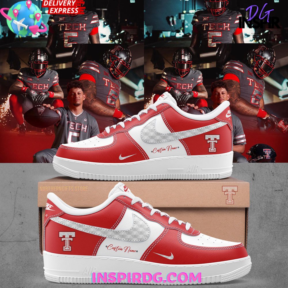 Texas Tech Football Custom Air Force 1