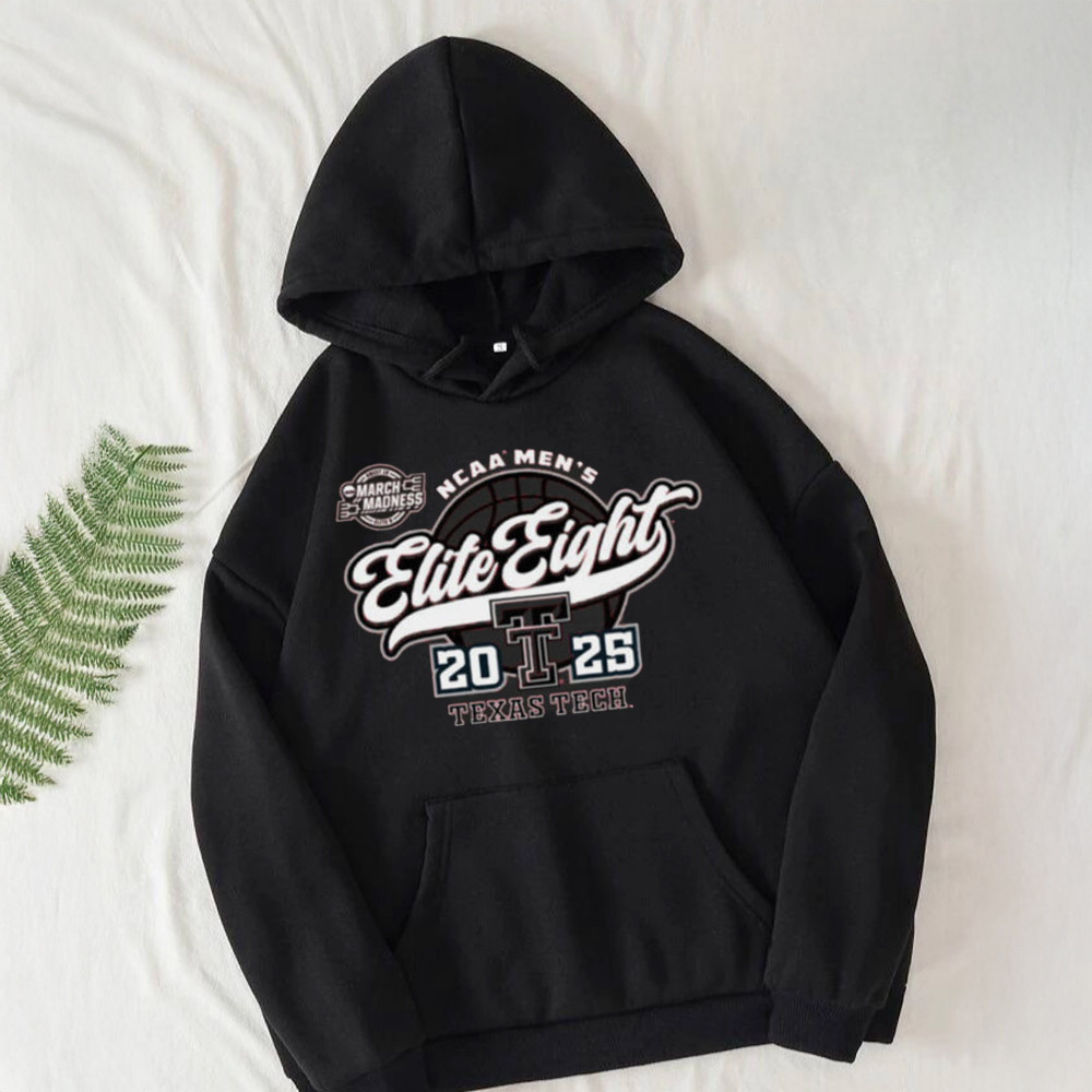 Texas Tech Red Raiders 2025 Elite 8 One Away NCAA Tournament Hoodie Gift For Basketball Lover