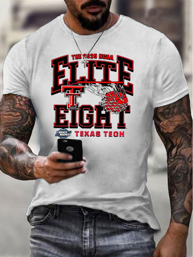 Texas Tech Red Raiders 2025 Elite 8 One Away NCAA Tournament Shirt Texas Tech T-Shirt For Fans Oregontrailrvpk Shirt