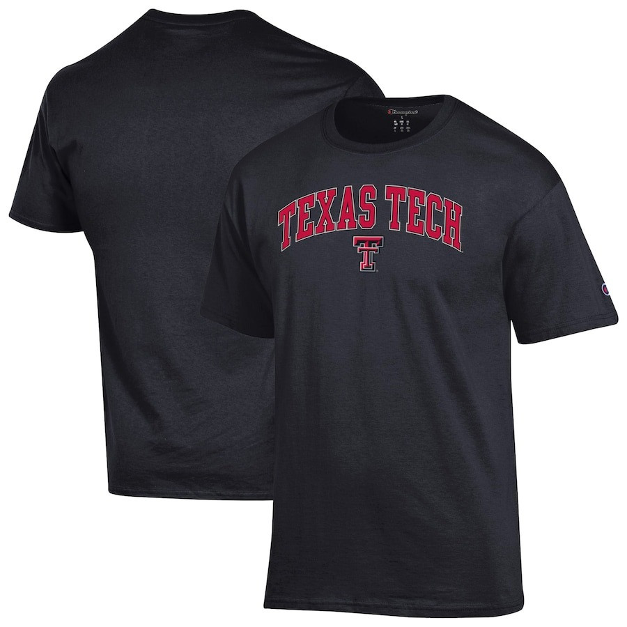 Texas Tech Red Raiders Champion Arch Over Logo Shirt Gifts For Texas Tech Red Raiders Fans Oregontrailrvpk Shirt