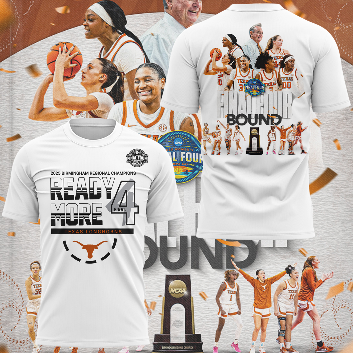 Texas Women's Basketball Final Four T-Shirt For Basketball Player Oregontrailrvpk Shirt