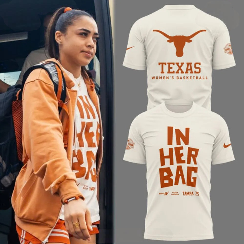 Texas Women's Basketball IN HER BAG Special T-Shirt Basketball Oregontrailrvpk Shirt