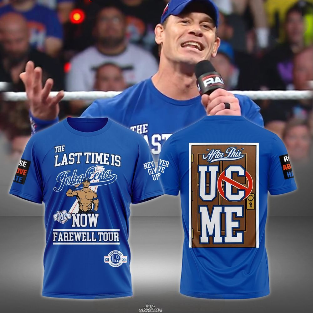 Thank You John Cena WWE Farewell 2025 Los Angeles T-Shirt For Wrestler Oregontrailrvpk Shirt