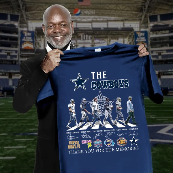 The Cowboys 65Th Anniversary 1960-2025 T-Shirt Thank You For The Memories Fan Merch Gifts Oregontrailrvpk Shirt