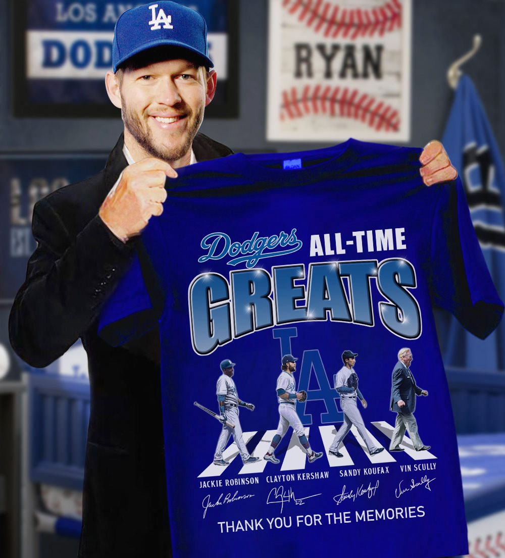 The Dodgers Thank You For The Memories T-shirt Baseball Player Gift Ideas Oregontrailrvpk Shirt
