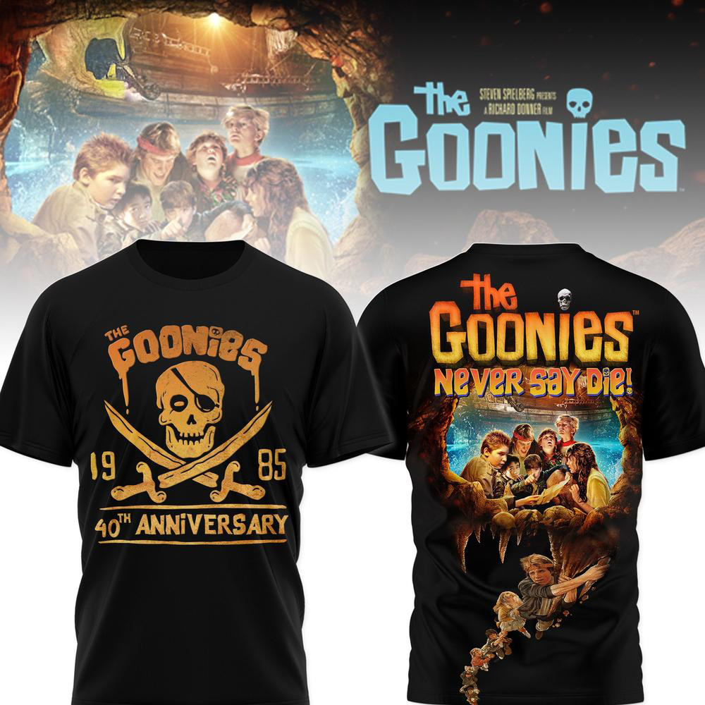 The Goonies 40th Anniversary Merchandise Gift For The Goonies Fans Oregontrailrvpk Shirt