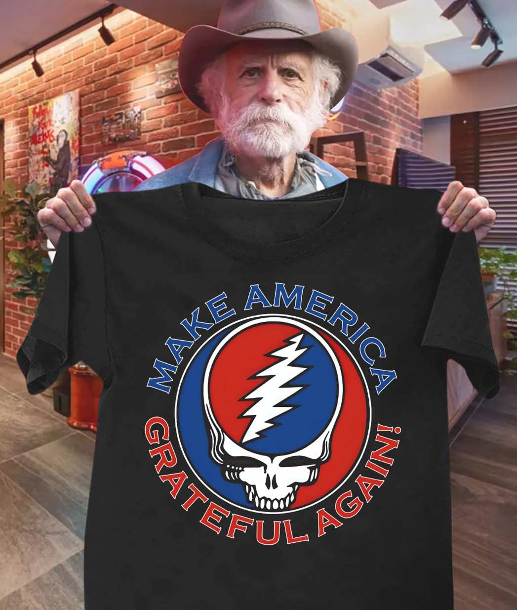 The Grateful Dead Make America Grateful Again Shirt Best Gifts For Rock Fans Father's Day Oregontrailrvpk Shirt