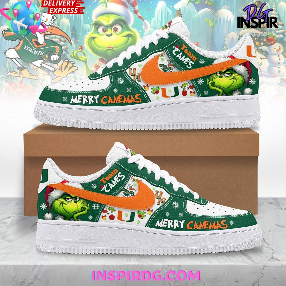 The Grinch x Miami Hurricanes Limited Air Force 1