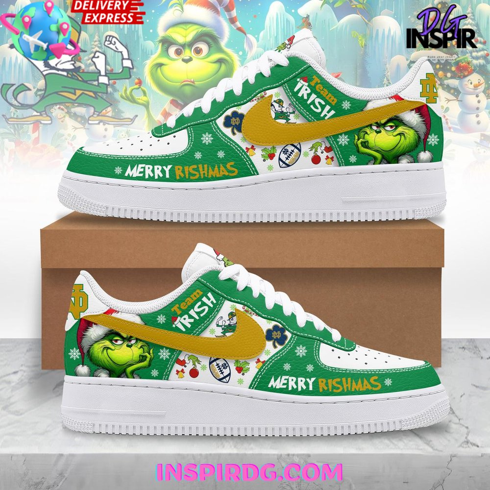 The Grinch x Notre Dame Fighting Irish Limited Air Force 1