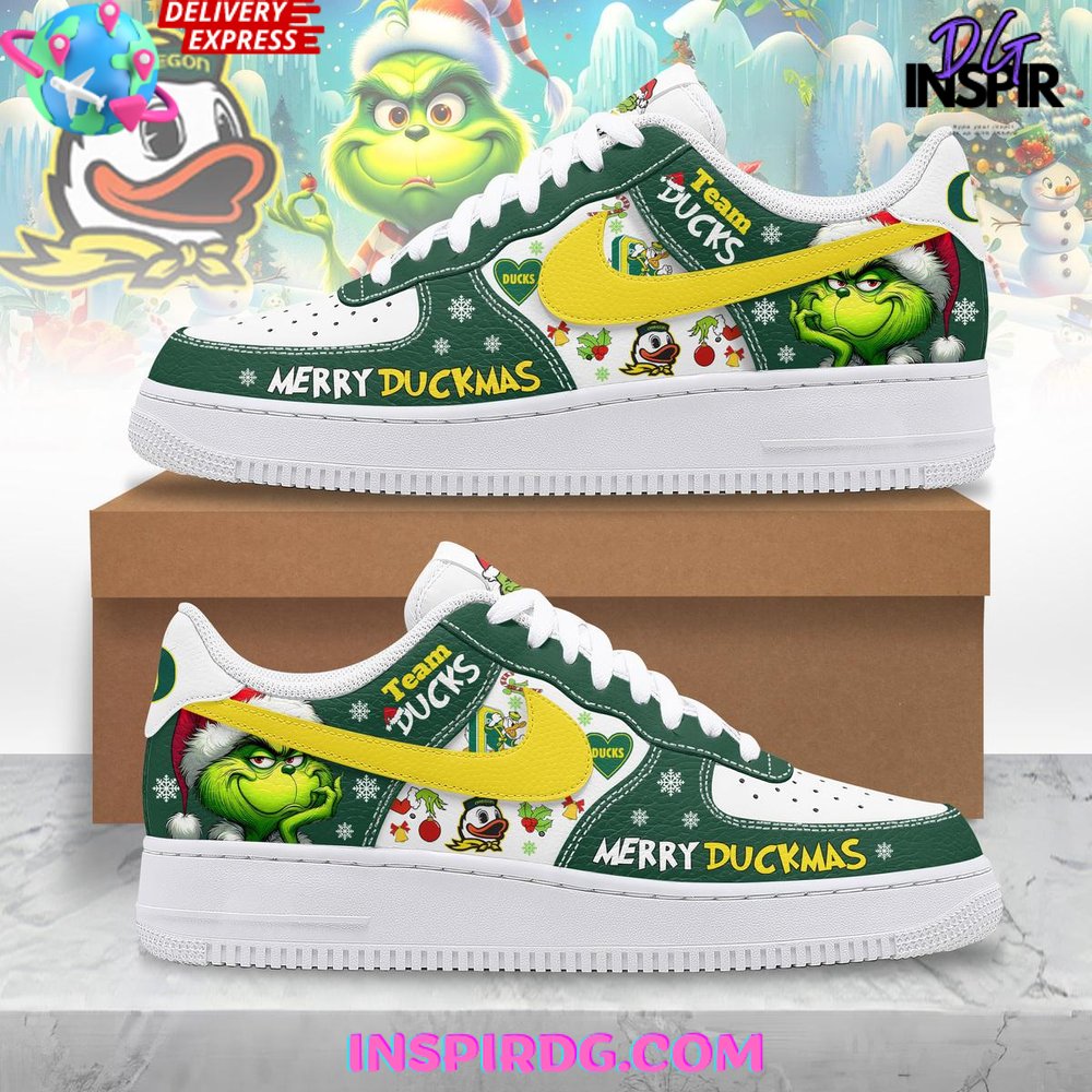 The Grinch x Oregon Ducks Limited Edition Air Force 1