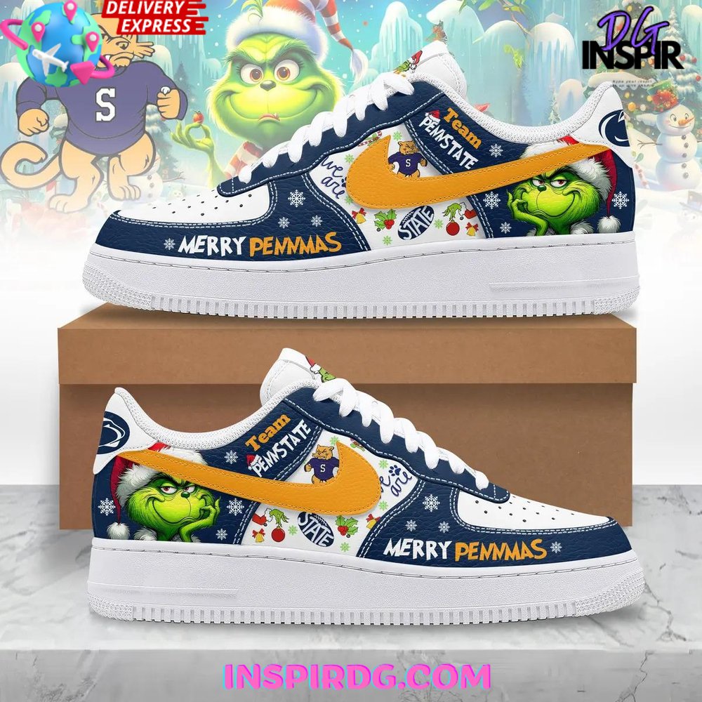 The Grinch x Penn State Nittany Lions Air Force 1