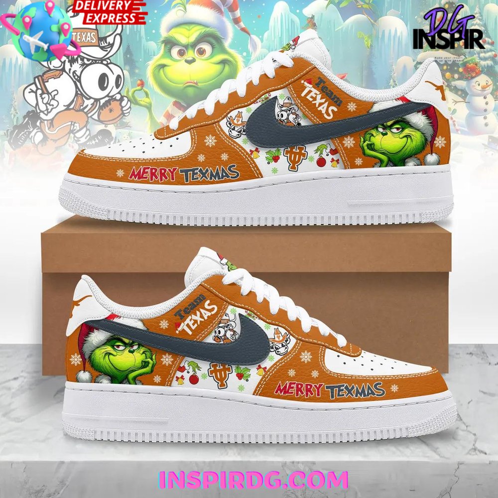 The Grinch x Texas Longhorns Limited Edition Air Force 1