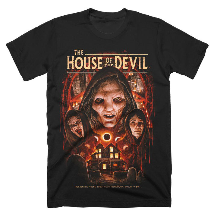 The House Of The Devil Lunar Eclipse T-Shirt Gift Ideas For Horror Lovers Oregontrailrvpk Shirt