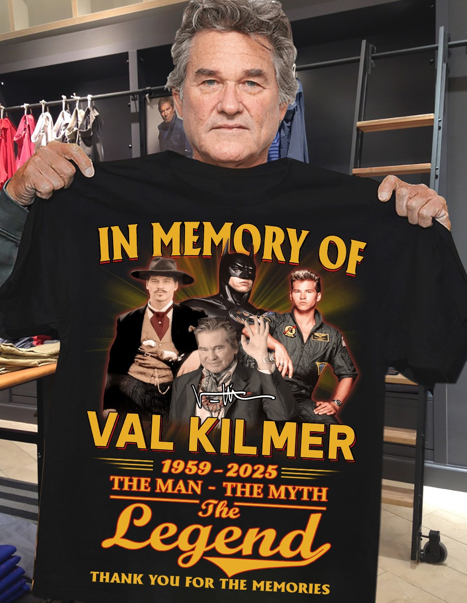 The Legend Val Kilmer Thank You For The Memories T-Shirt Oregontrailrvpk Shirt