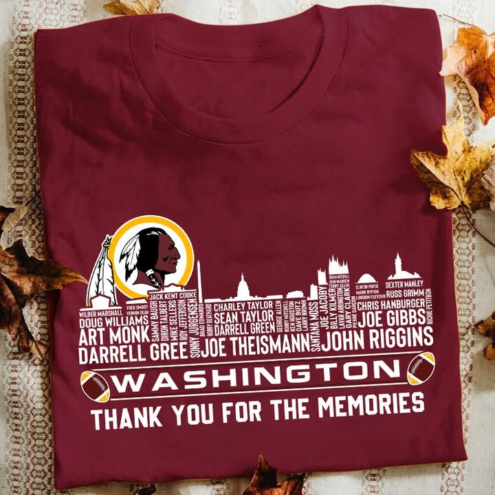 The Legends Washington Redskins T-shirt Memorial Merch Oregontrailrvpk Shirt