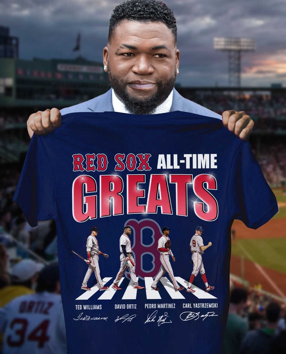 The Red Sox Greats Players Legends T-Shirtignature Boston Red Sox Unique Oregontrailrvpk Shirt