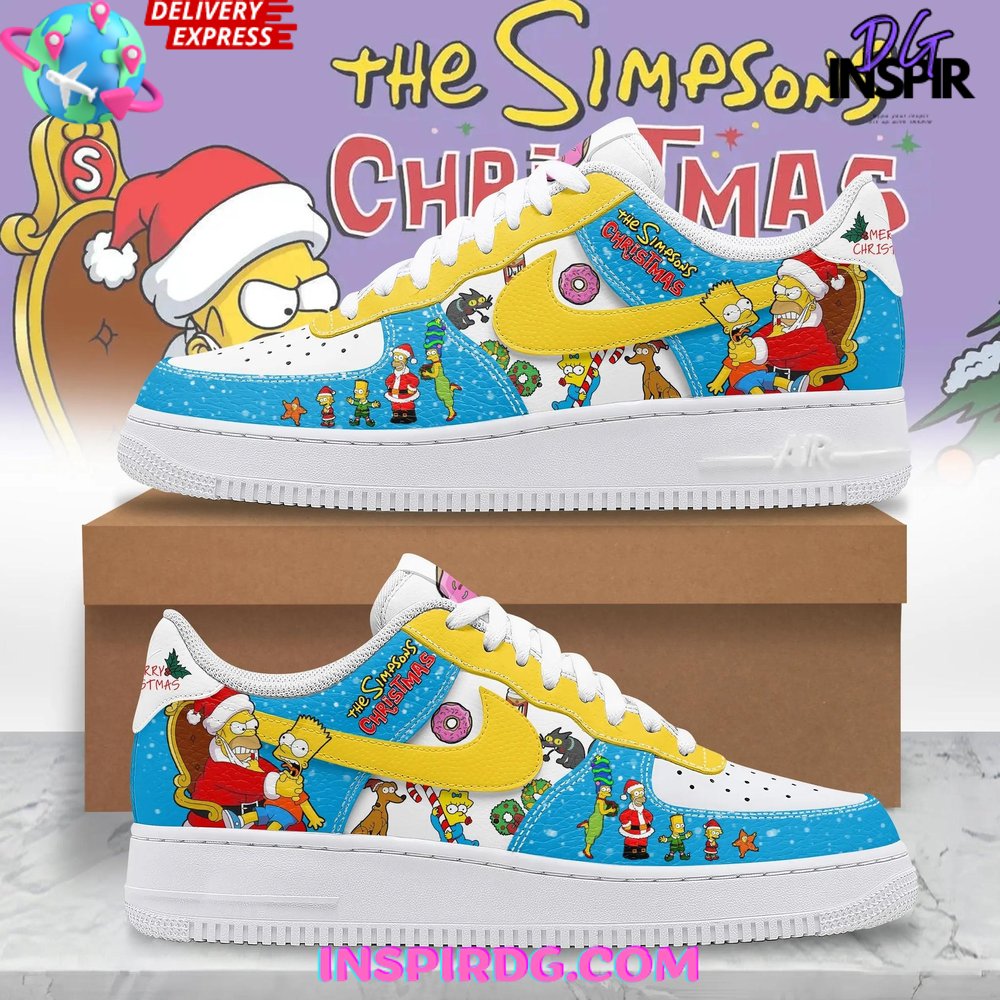 The Simpsons Christmas Limited Edition Air Force 1