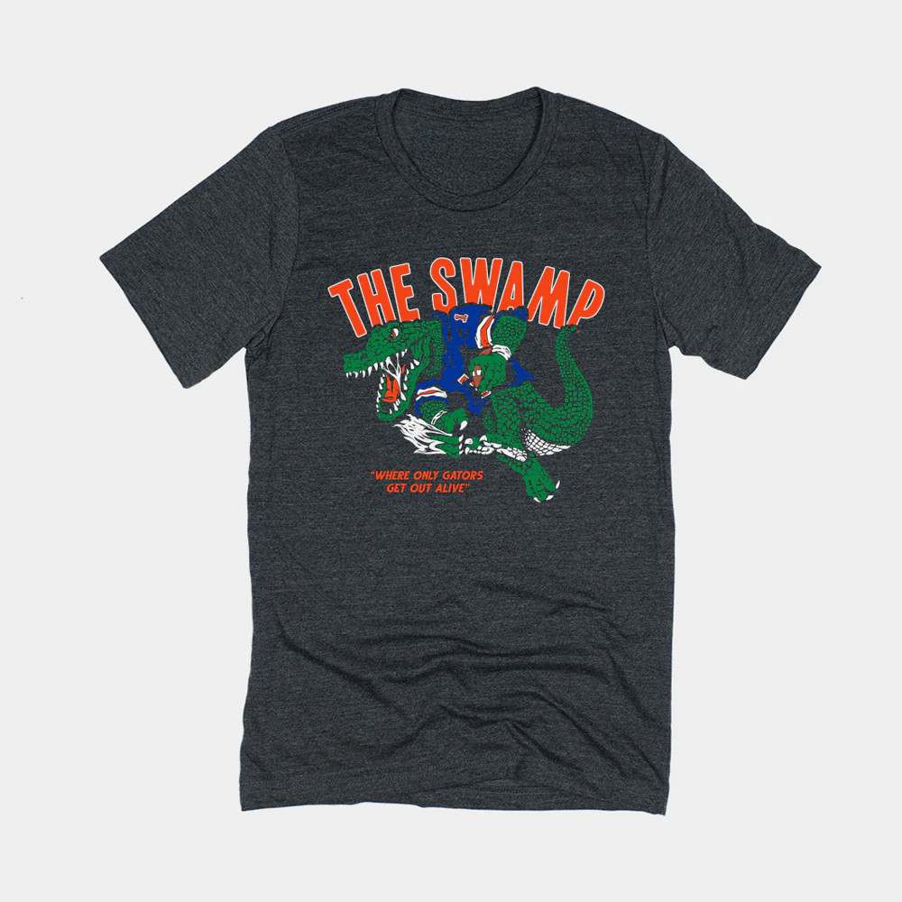 The Swamp Retro Florida Gators T-Shirt Best Gift For Football Lovers Oregontrailrvpk Shirt