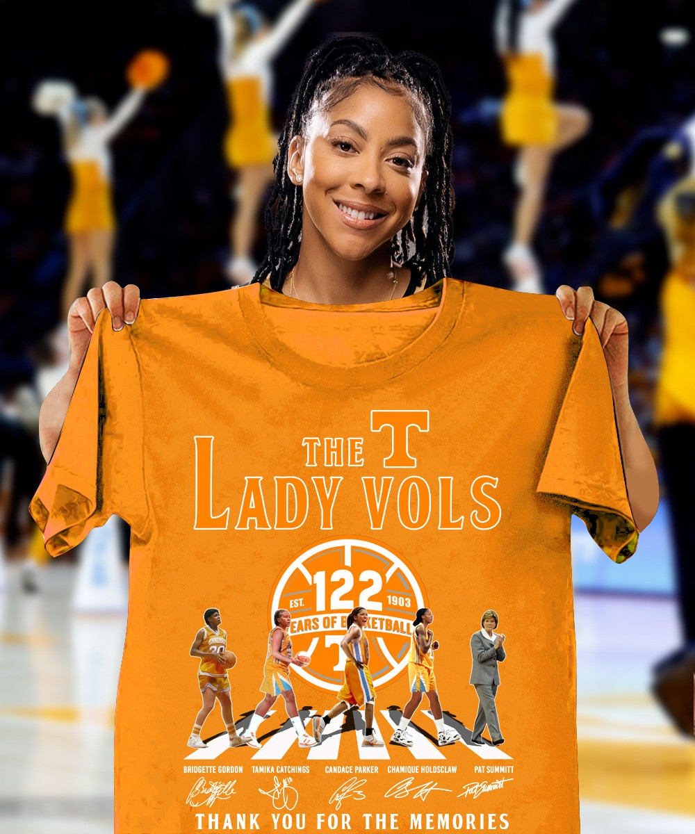 The T Tennessee Lady Volunteers 122Nd Anniversary Shirt 1903 2025 Thank You For The Memories Oregontrailrvpk Shirt