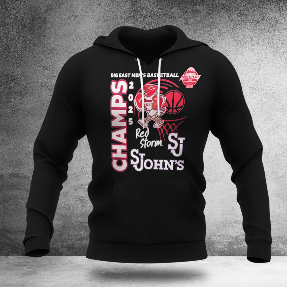 The Victory St. John's Red Storm 2025 Big East Men's Basketball Hoodie