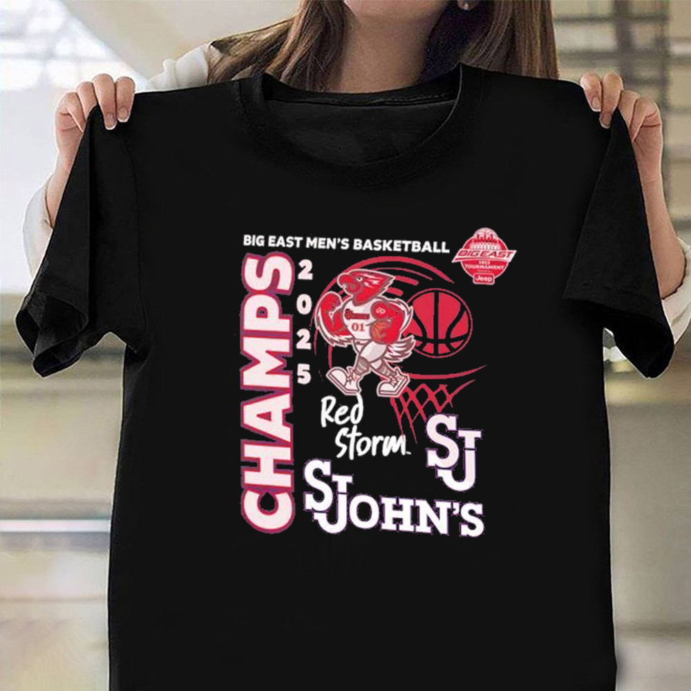 The Victory St. John's Red Storm 2025 Big East Men's Basketball Shirt Oregontrailrvpk Shirt