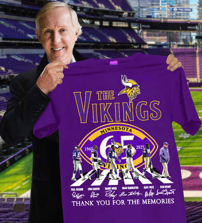 The Vikings Thank You For The Memories Minnesota Vikings T-Shirt Football Oregontrailrvpk Shirt