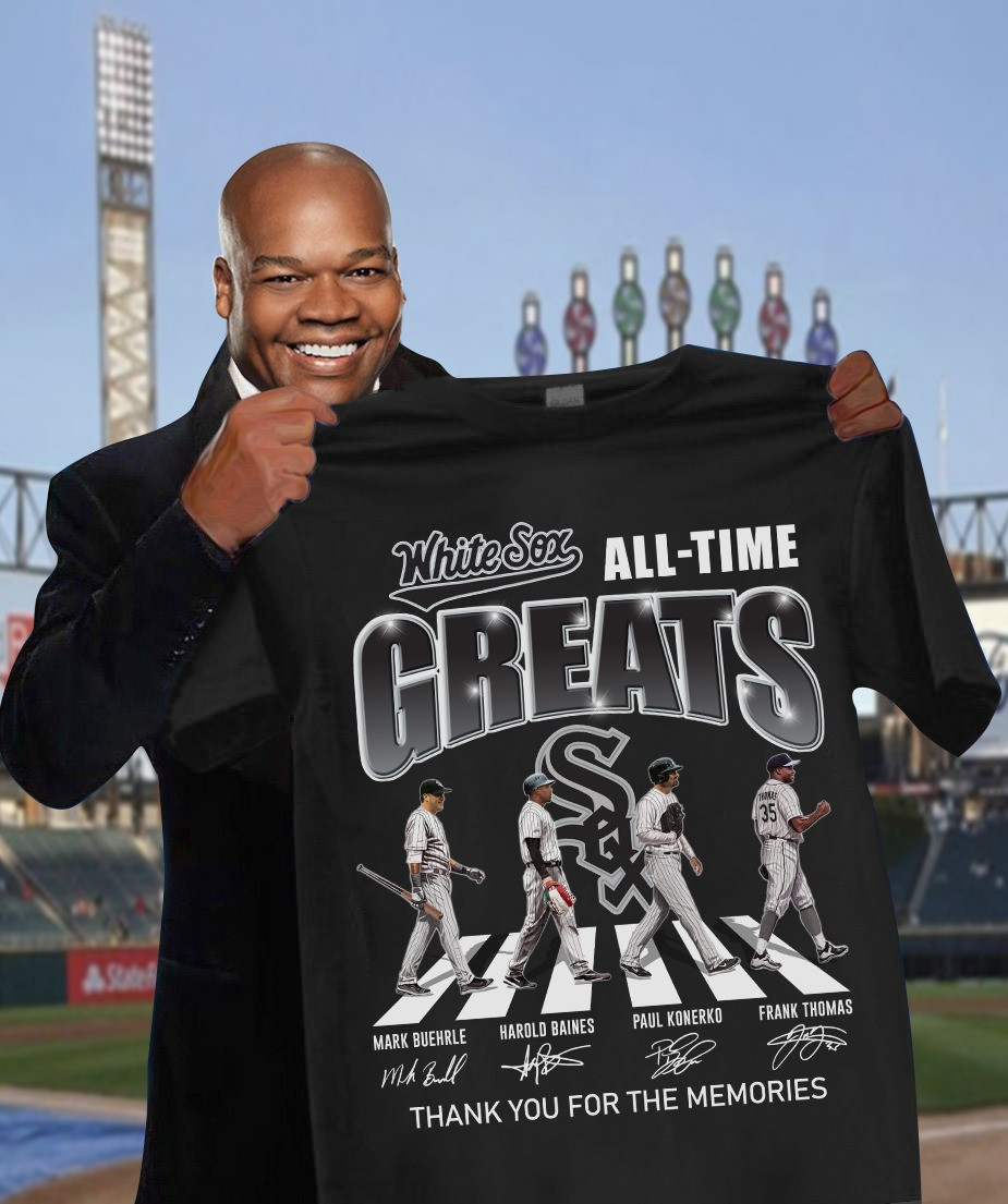 The White Sox All Time Greats Shirt Thank You For The Memories Baseball Oregontrailrvpk Shirt
