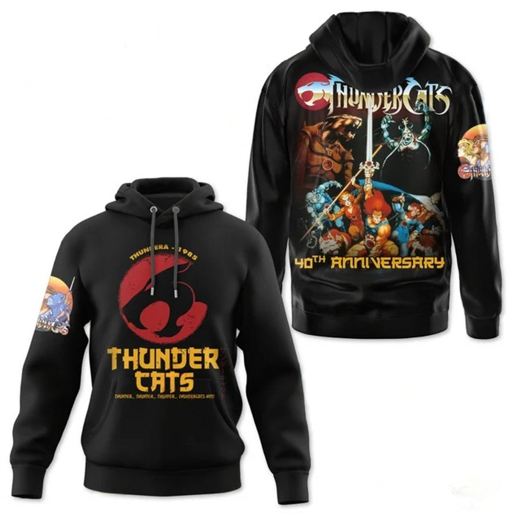 Thundera 1985 Thundercats 40th Anniversary Hoodie Gifts For Boyfriend