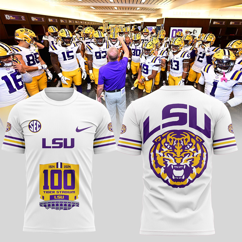 Tiger Stadium LSU 1924 2024 White Shirt Oregontrailrvpk Shirt