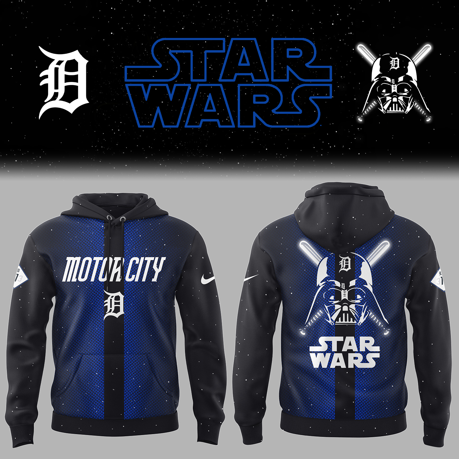 Tigers Baseball Tigers x Star Wars 2025 City Connect Hoodie
